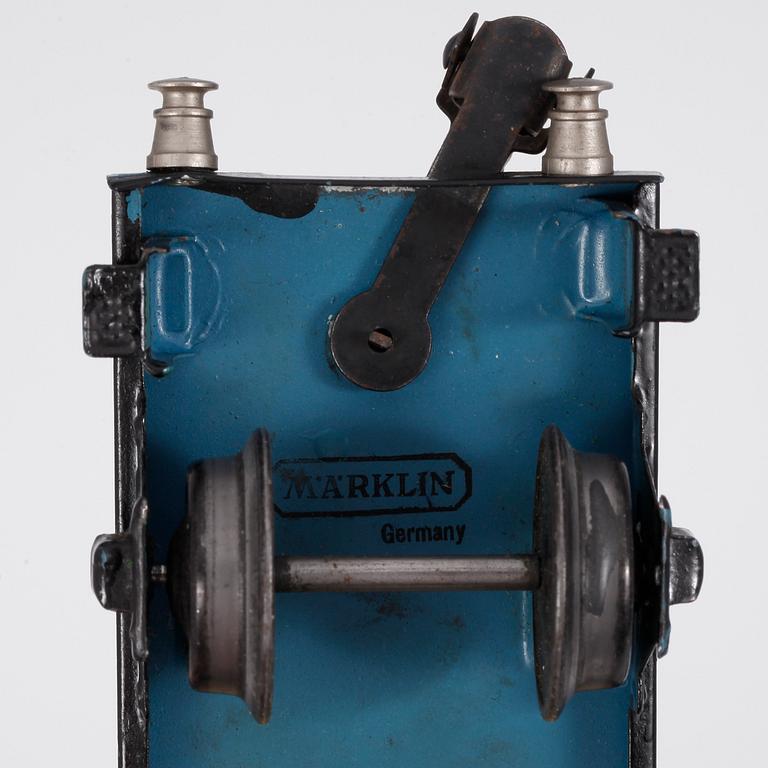 MÄRKLIN, tågvagnar, 5 st, Tyskland, 1930-tal.