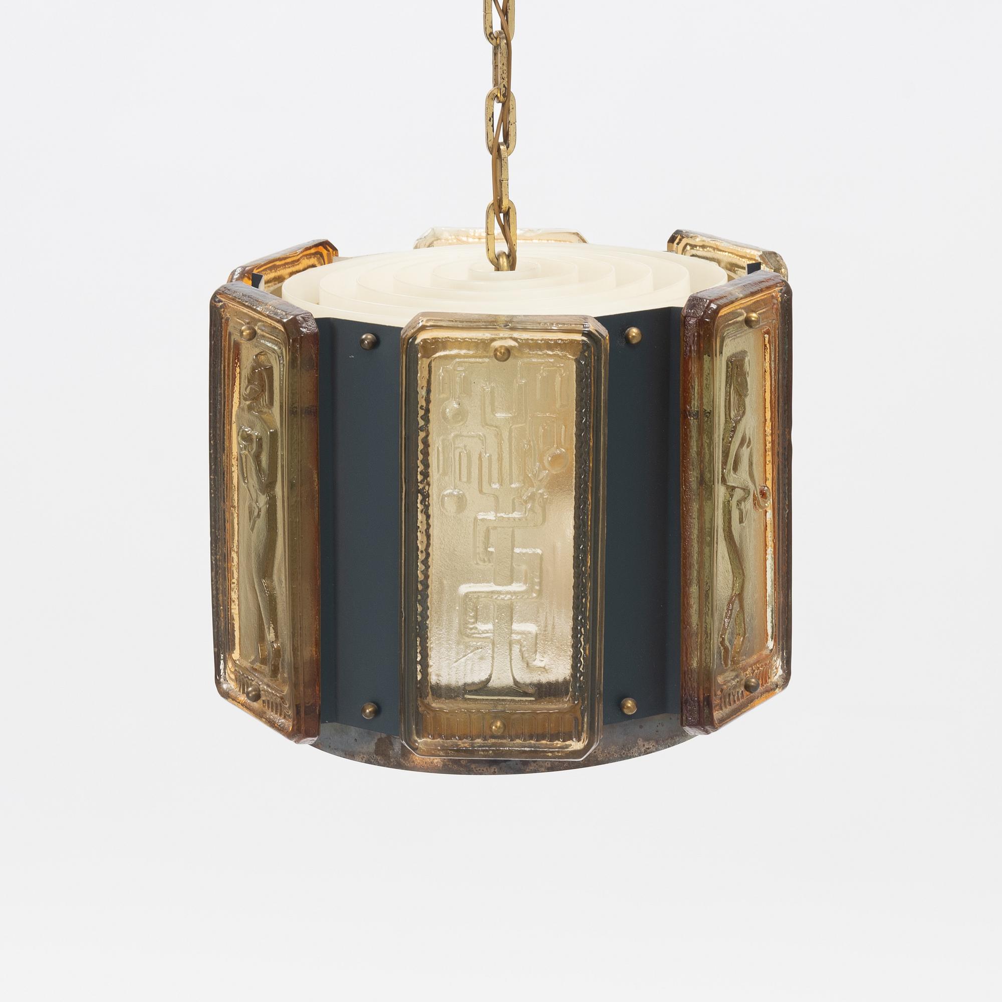 Einar Bäckström, taklampa, 1900-talets mitt.