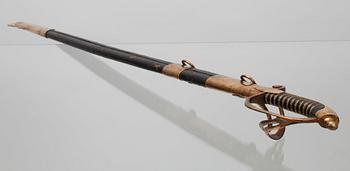 A ST. ANNE'S NAVAL SWORD.