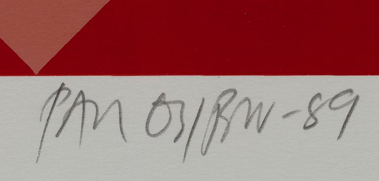 PAUL OSIPOW, serigrafi, sign. och dat. - 89.