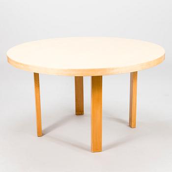 ALVAR AALTO, a 1940's 'A91' dining table for O.Y. Huonekalu- ja Rakennustyötehdas A.B. Finland.