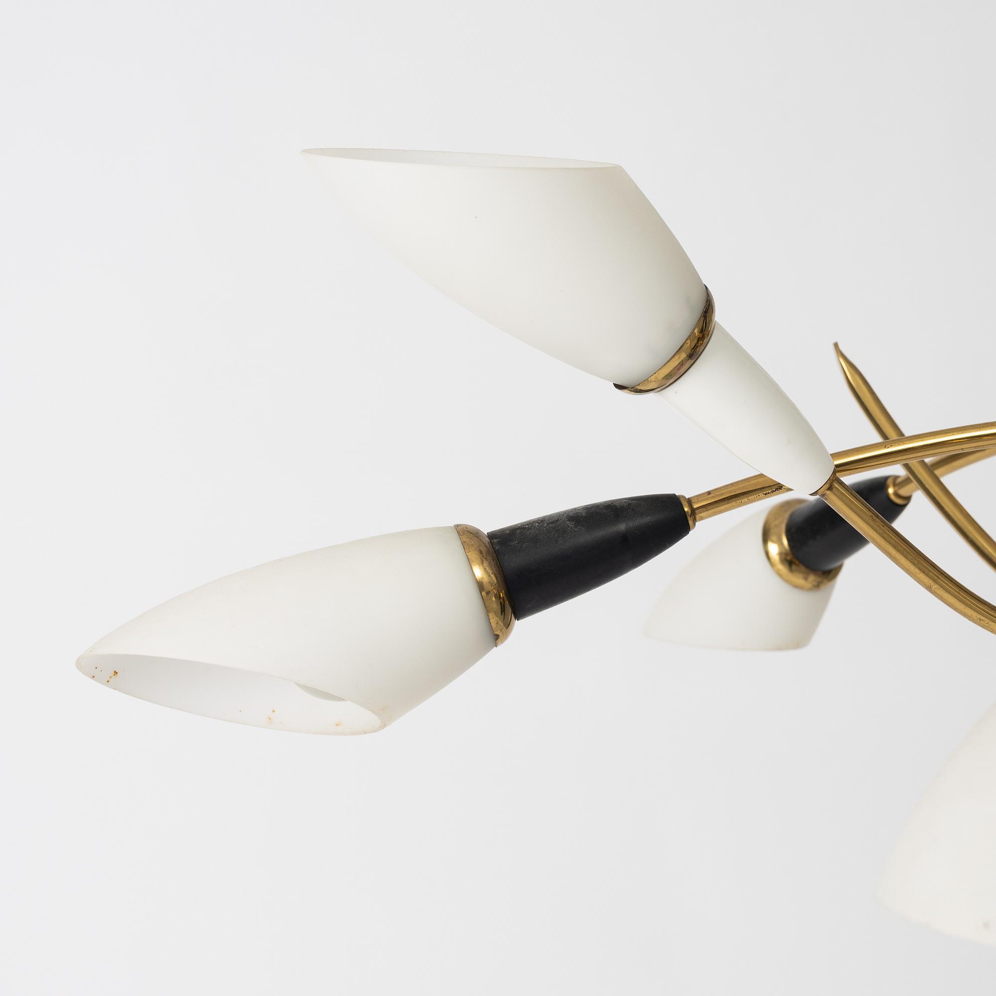 A ceiling lamp, Sweden, 1950's.