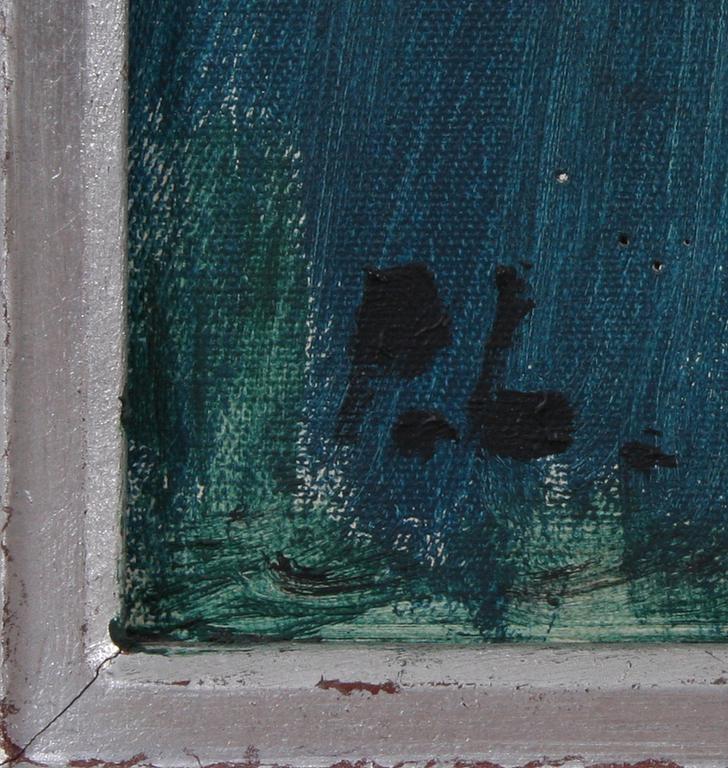 PER LINDEKRANTZ, olja på duk, monogramsign.