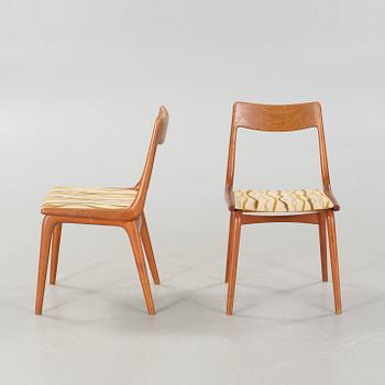 ALFRED CHRISTIANSEN, 4 st, modell 370, Slagelse Møbelvaerk, 1900-talets andra hälft.