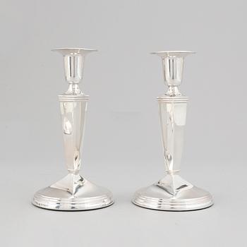 Seven silver candlesticks, GAB, Stockholm, 1957-66.