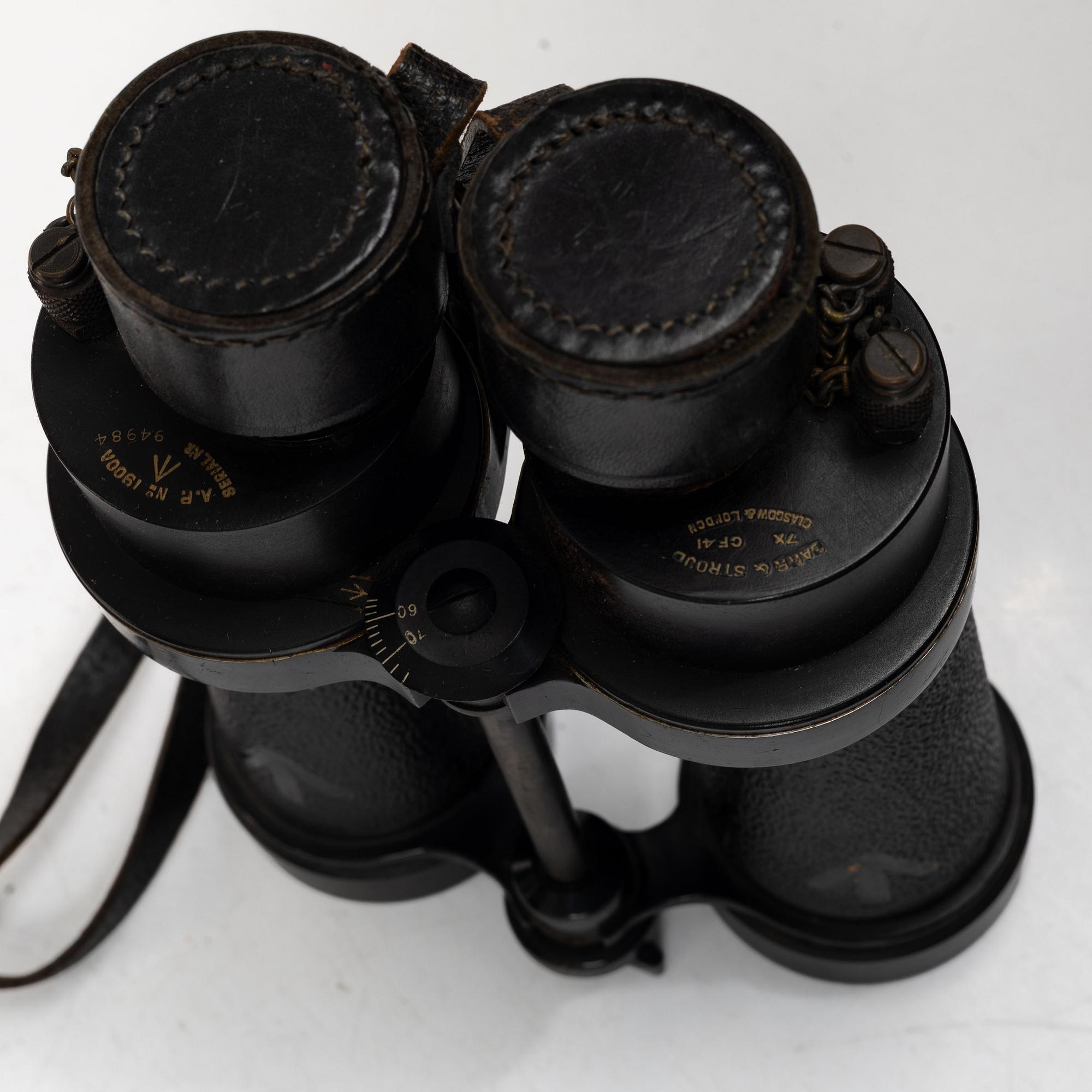 Marinkikare, 2 st, Zeiss Jen Delfort 18x50 och Barr & Stroud 7 x.