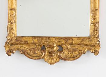 A mid 20th century Rococo style mirror.