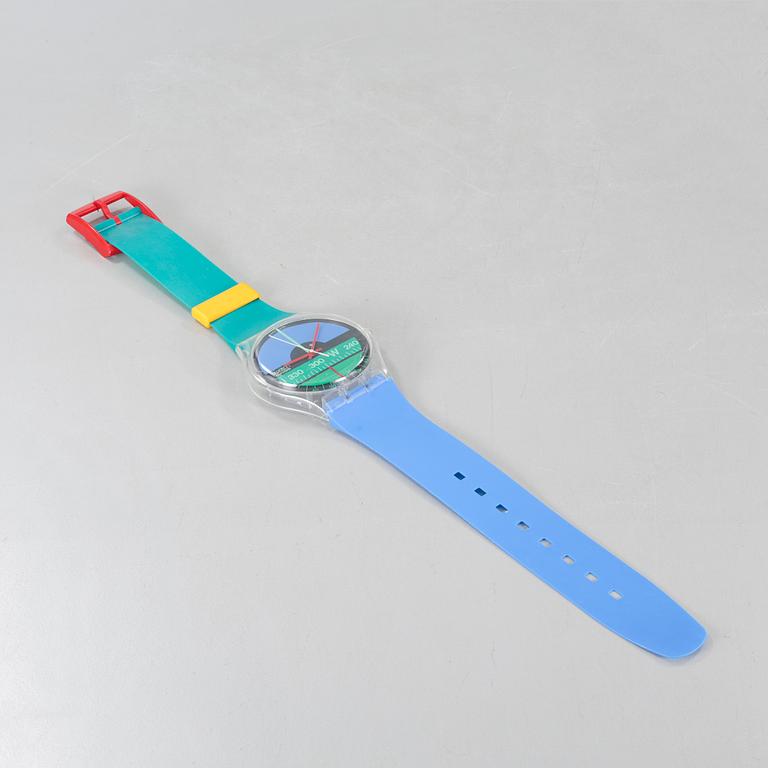 SWATCH, wall clock, dated 1987.