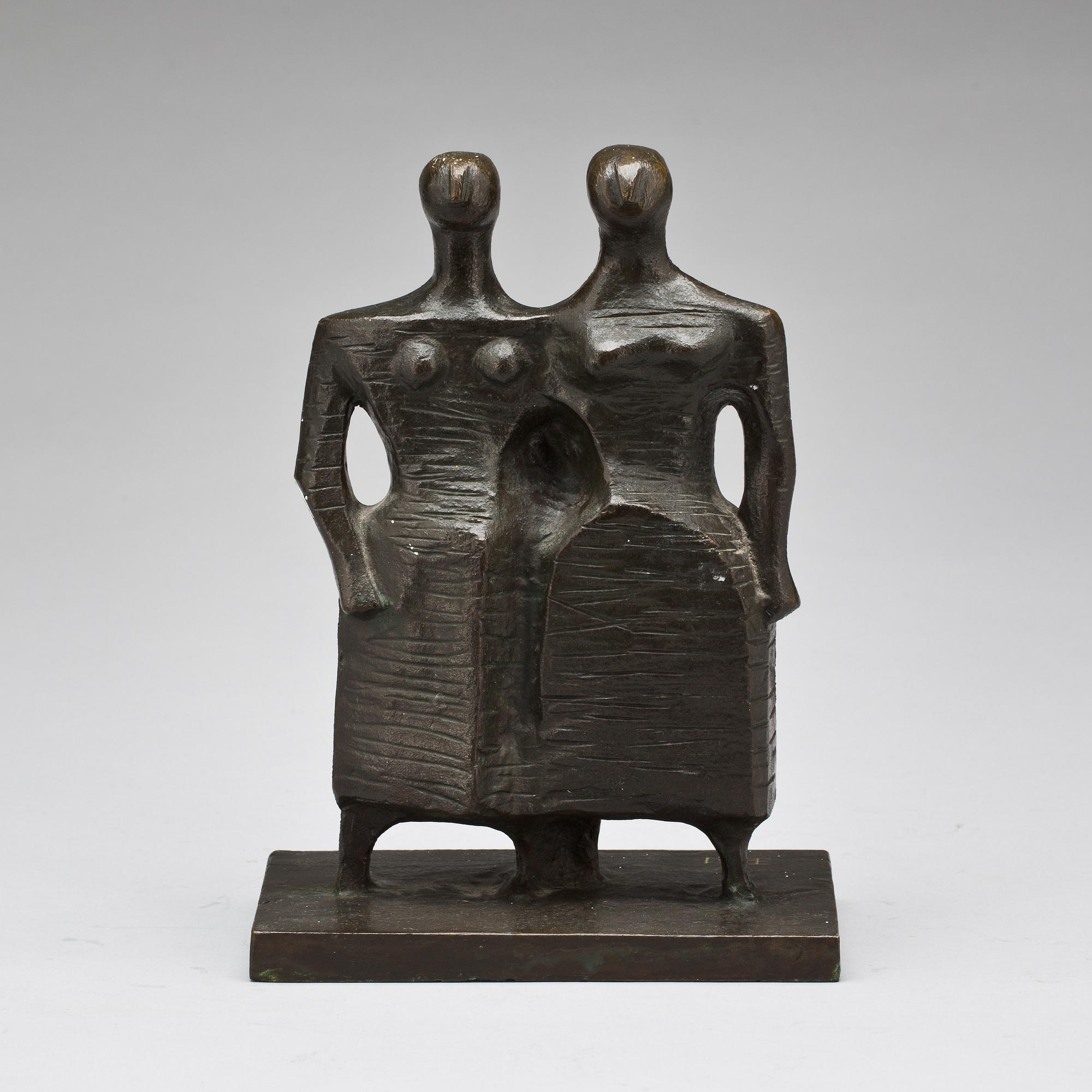 FIGURIN, brons. Monogramsignerad EE -61.