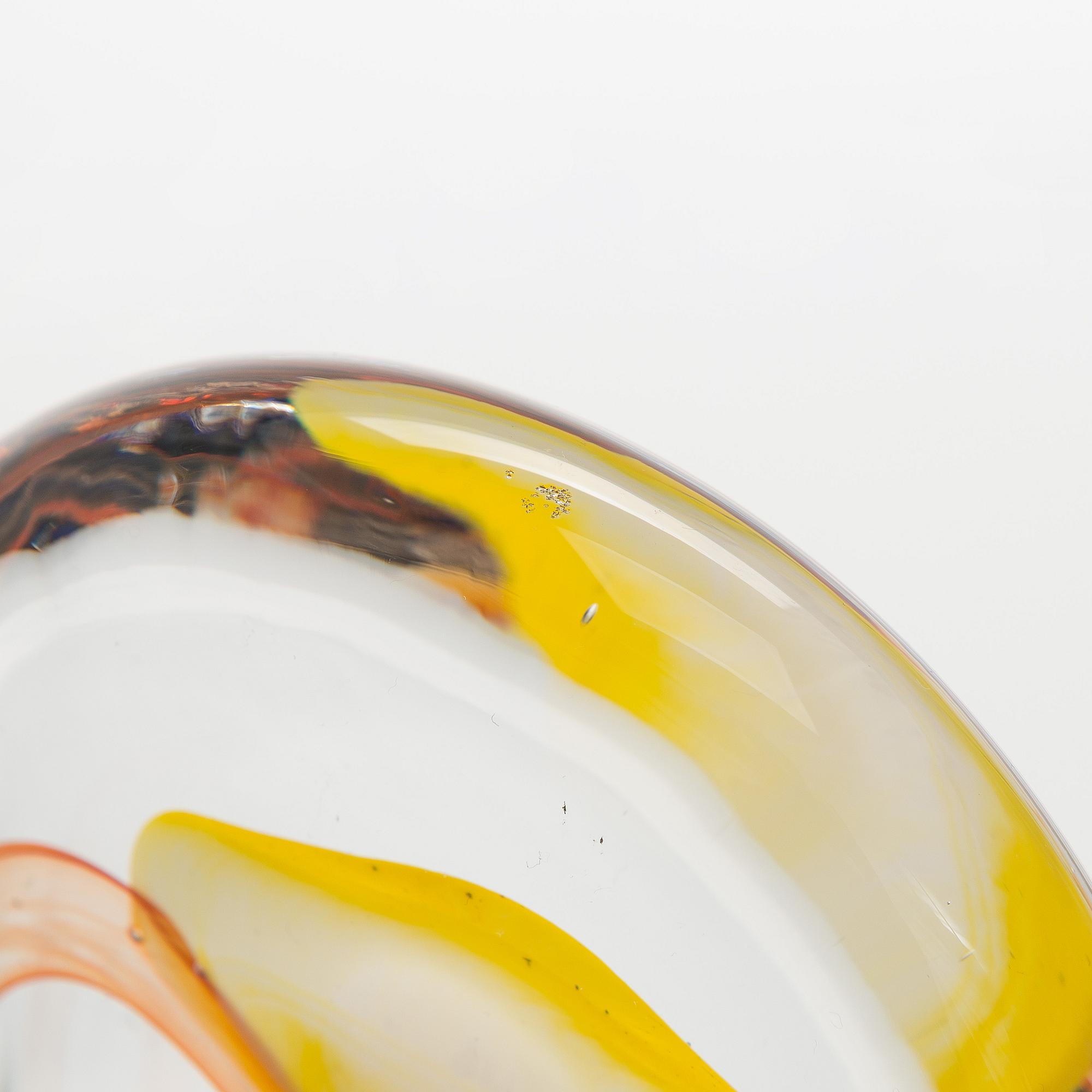 Oiva Toikka, skulptur, "Lollipop", signerad O. Toikka Iittala 2016 23/100.