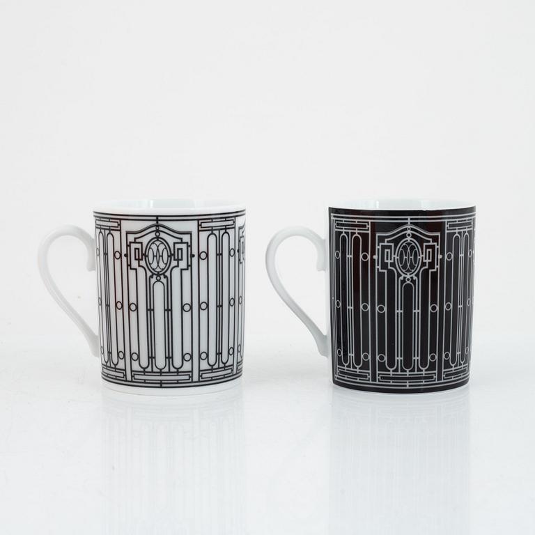 Hermès, muggar, 2 st, "H Deco Mug".