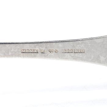 A Swedish silver cutlery set, “Tornedal”, including mark of Mema Guld & Silver AB, Lidköping, 1977 (99 pieces).