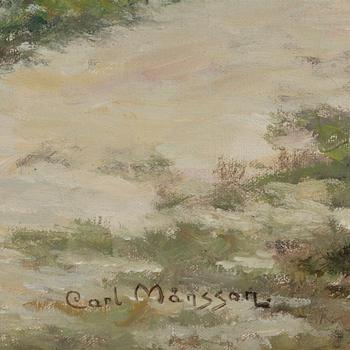 CARL MÅNSSON, Oil on canvas, signed.