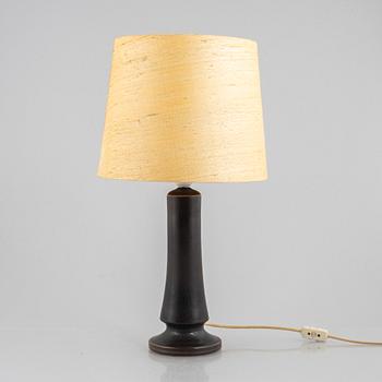 Berndt Friberg, a stoneware table lamp, Gustavsberg Studio, 1975.