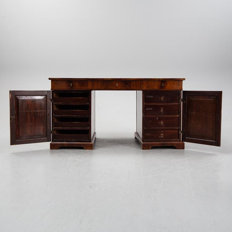 A swedish empire writing desk, first half of the 19th century.