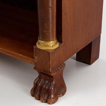 Bookcase, Empire style, circa 1900.