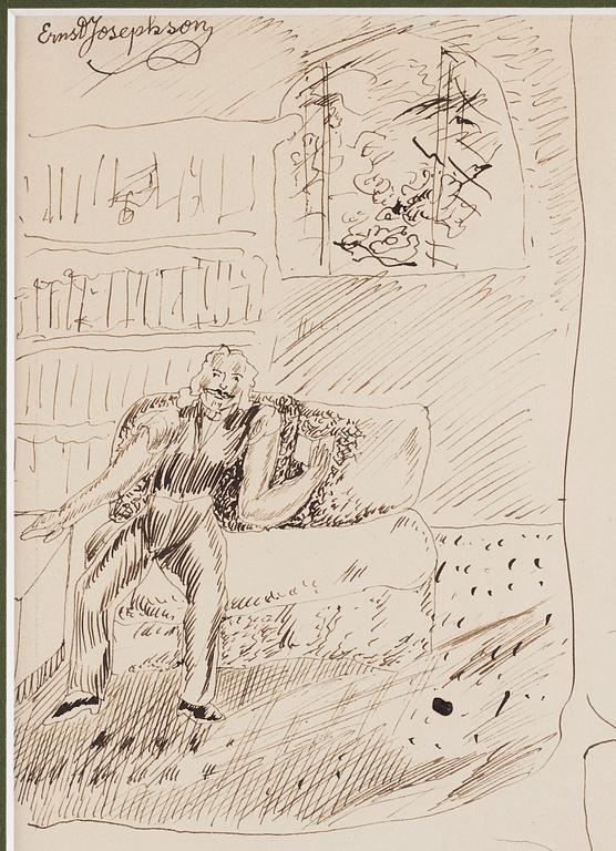Ernst Josephson, Five figure studies.