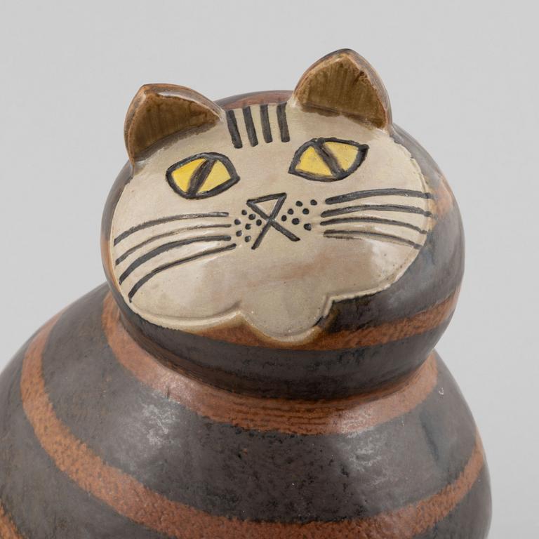 Lisa Larson, skulptur, "Maxikatt", stengods, Gustavsberg, ur serien "Stora Zoo".