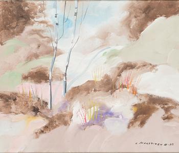 Lasse Marttinen, oil on canvas, signed and dated -82.