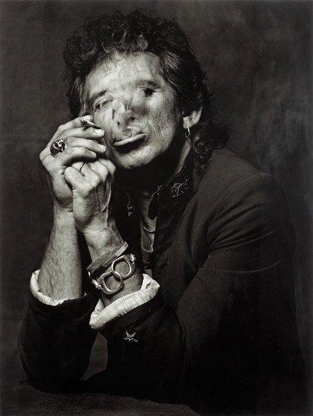 Albert Watson, "Keith Richards. New York City. 1988".