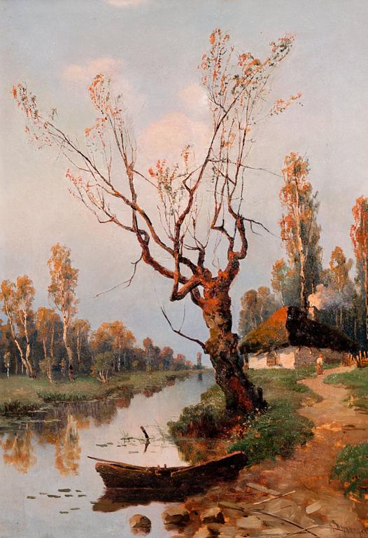 Alexei Matveievich Prokofiev, AUTUMN BY THE RIVER.