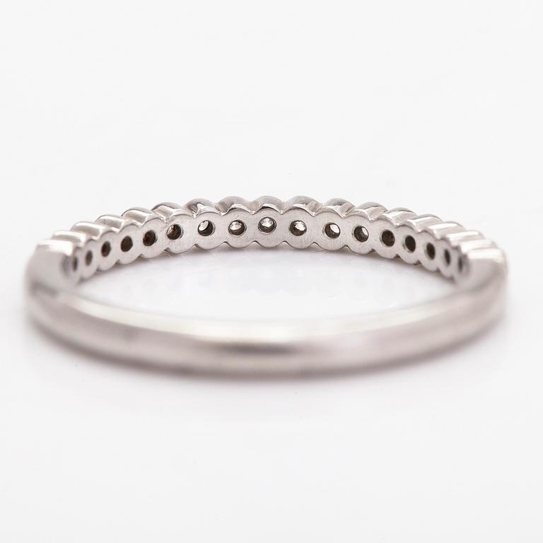 A platinum eternity ring "Lace Minimalism", diamonds totalling approx. 0.16 ct. Anette Tillander, Helsinki 2019.