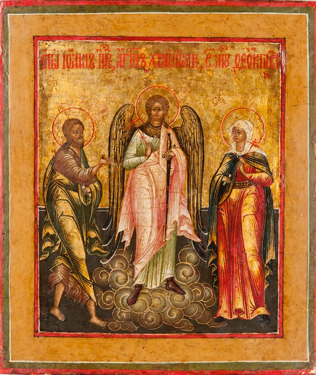 IKON, Ryssland, tempera på pannå, 1800-tal.
