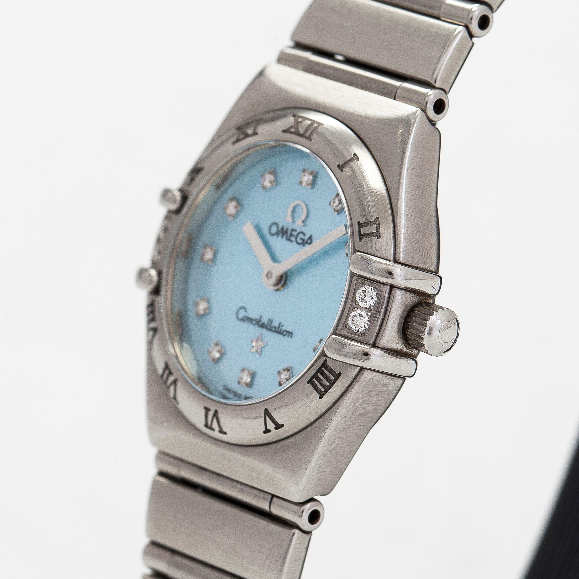 Omega, Constellation, armbandsur, 22,5 mm.