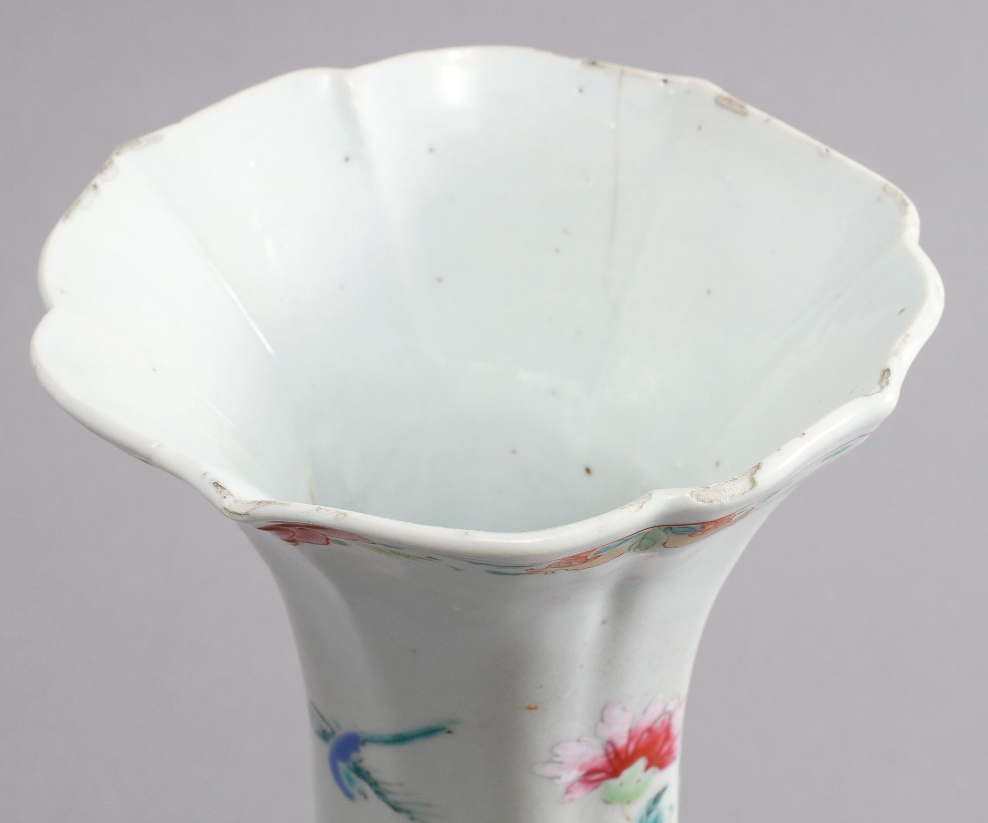 VAS, porslin, kina, Qianlong, 1700-tal.