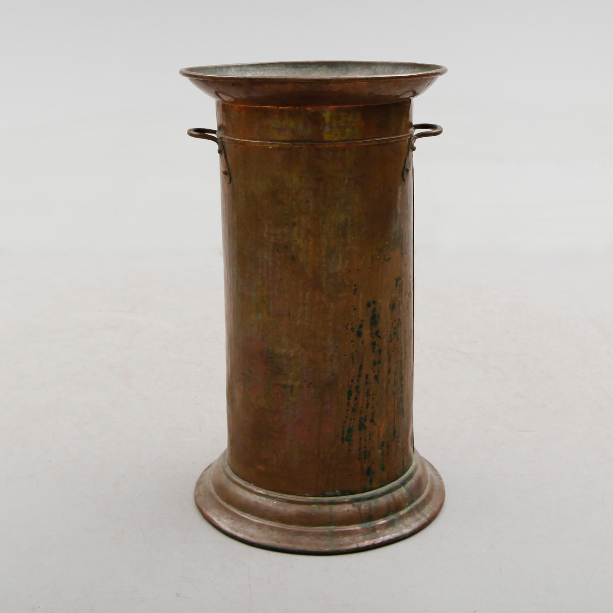PARAPLYSTÄLL, koppar, 1800-tal.