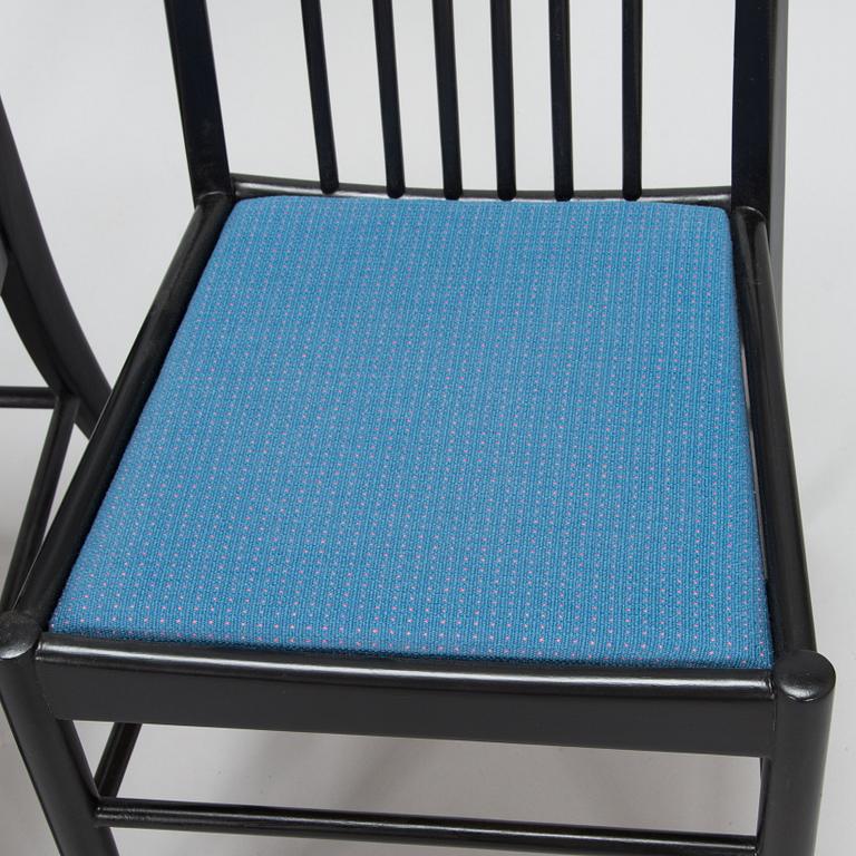 Kerstin Hörlin-Holmquist, a set of four  1970's 'Charlotte' chairs for Asko Finland.