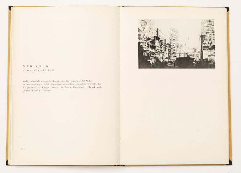 BÖCKER, 2 st, Erich Mendelsohn, Berlin, 1920-tal.