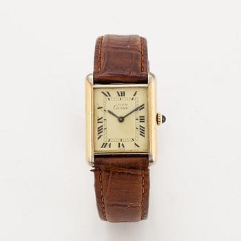 Must de Cartier, Tank, armbandsur, 23 x 30 mm.