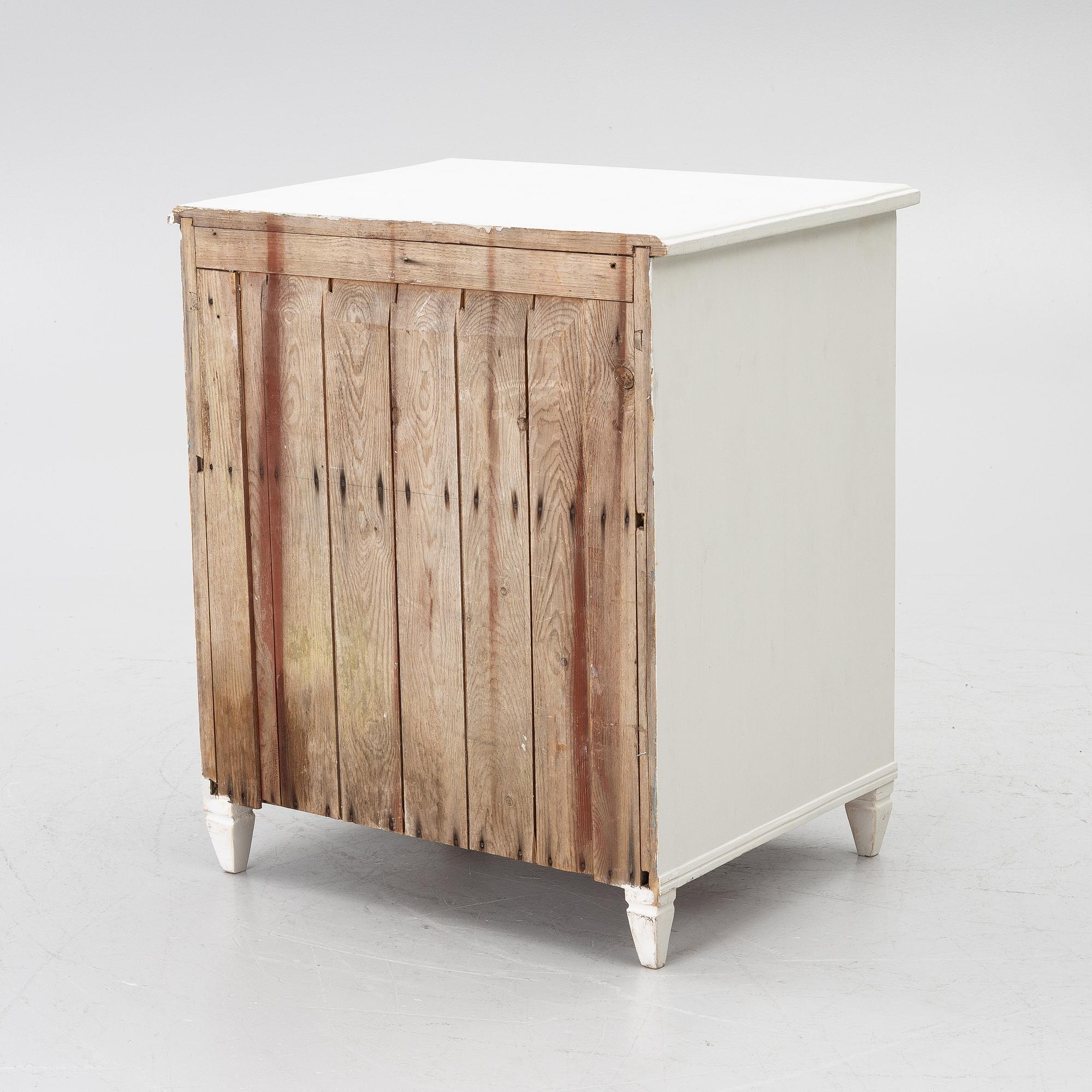 Chest of drawers/cabinet, Gustavian style, mid-20th century.