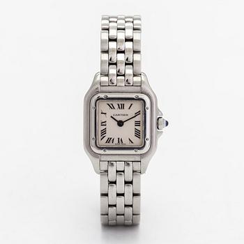 Cartier, Panthère, armbandsur, 22 x 22 (30) mm.