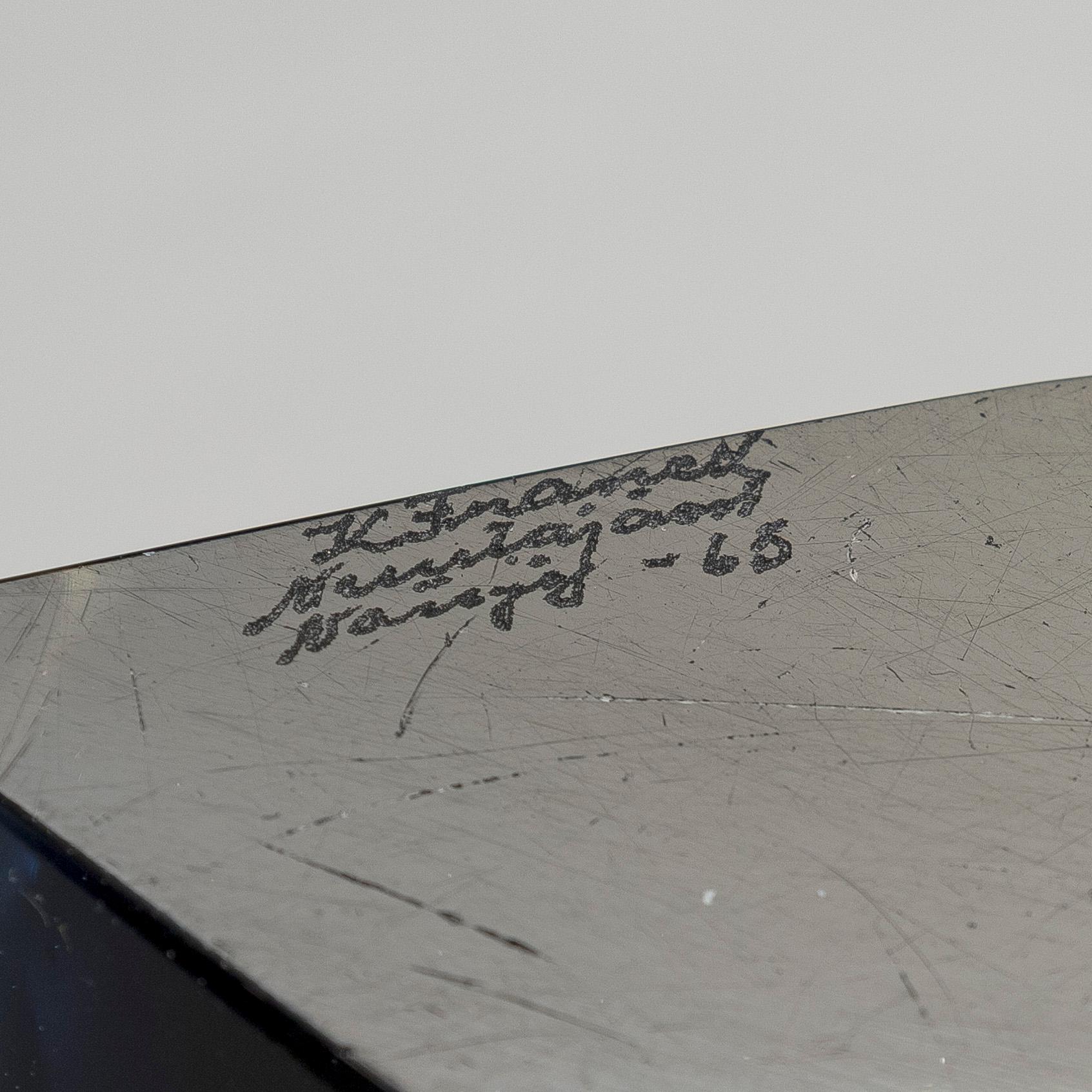 Kaj Franck, a 'Prisma' vase, signed K. Franck, Nuutajärvi Notsjö -65.