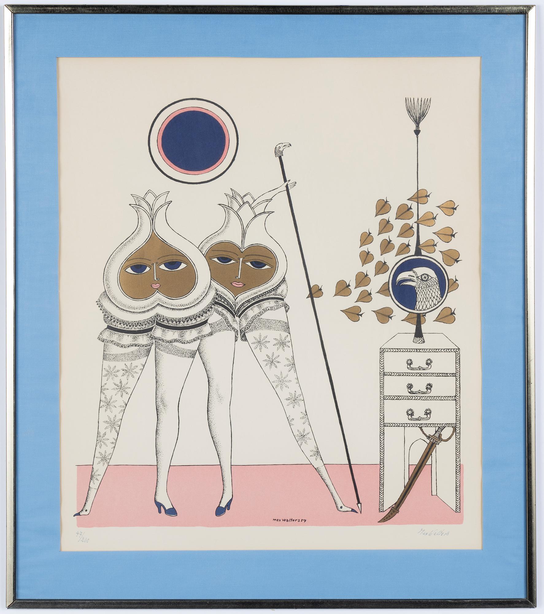 Max Walter Svanberg, Kvinnoben.