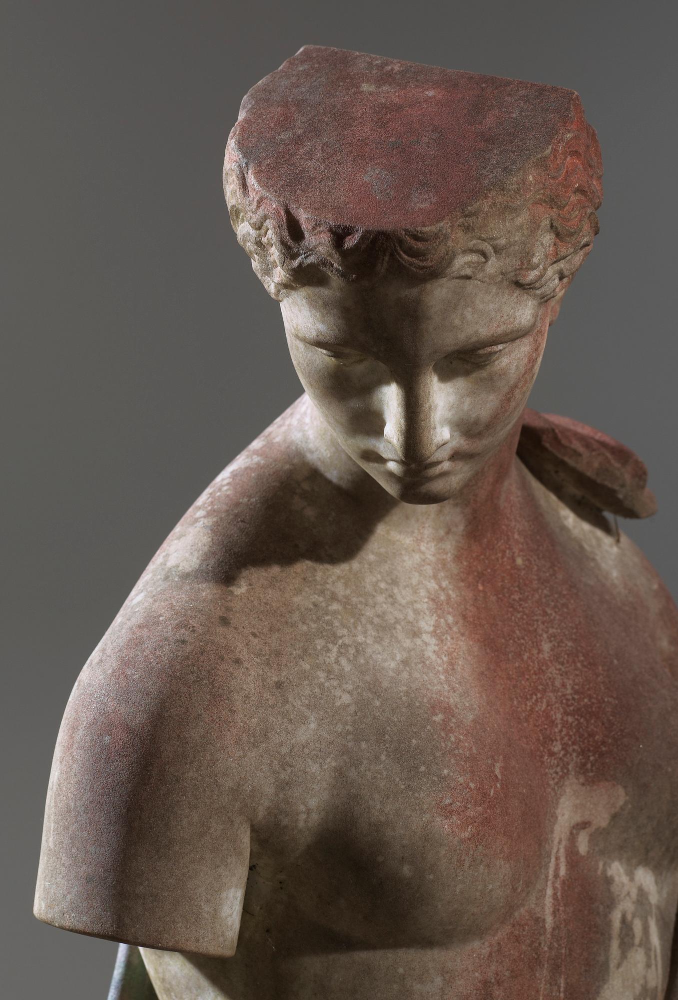 SKULPTUR, marmor, 1800-tal.