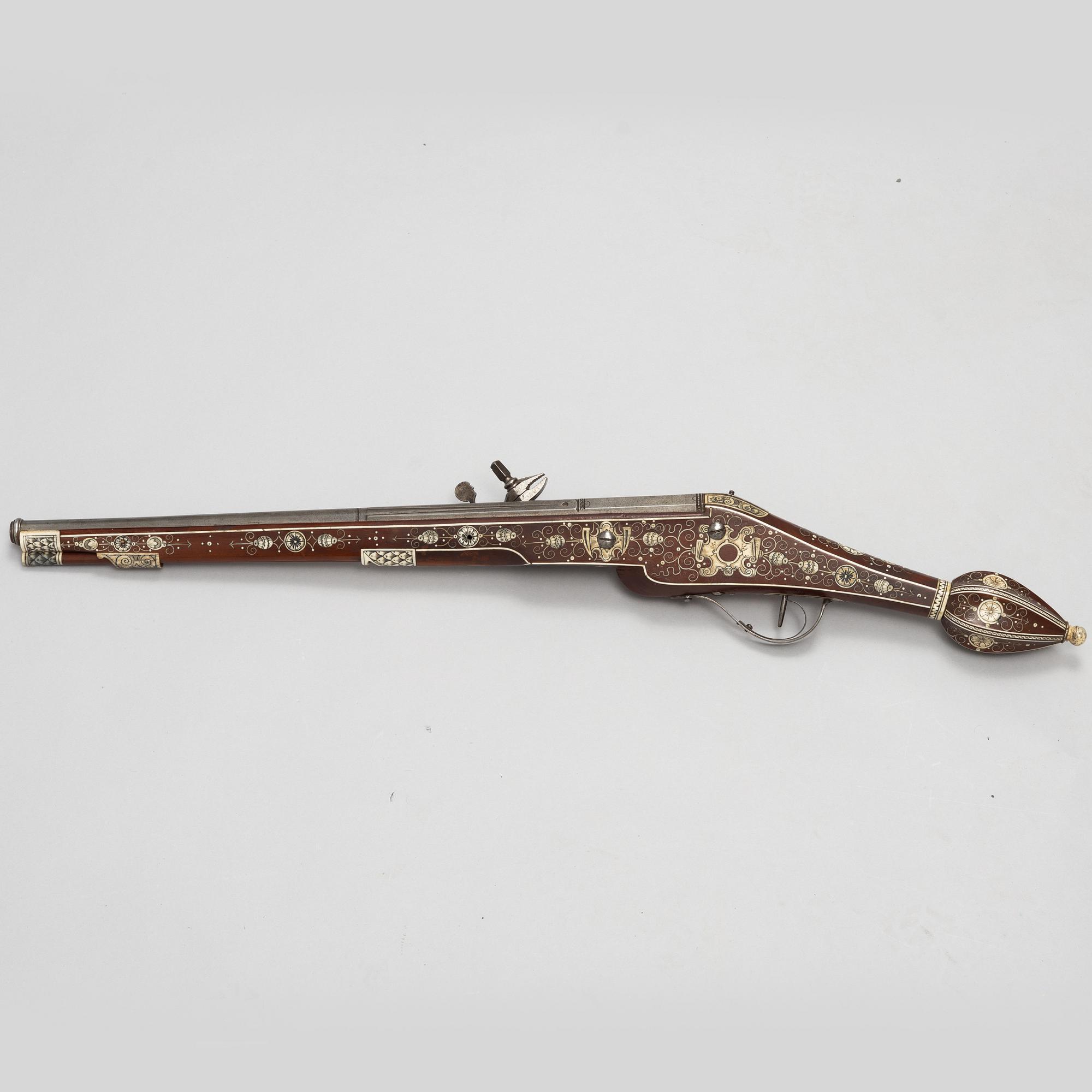 Hjullåspistol, 1600-talets början, Sachsen.