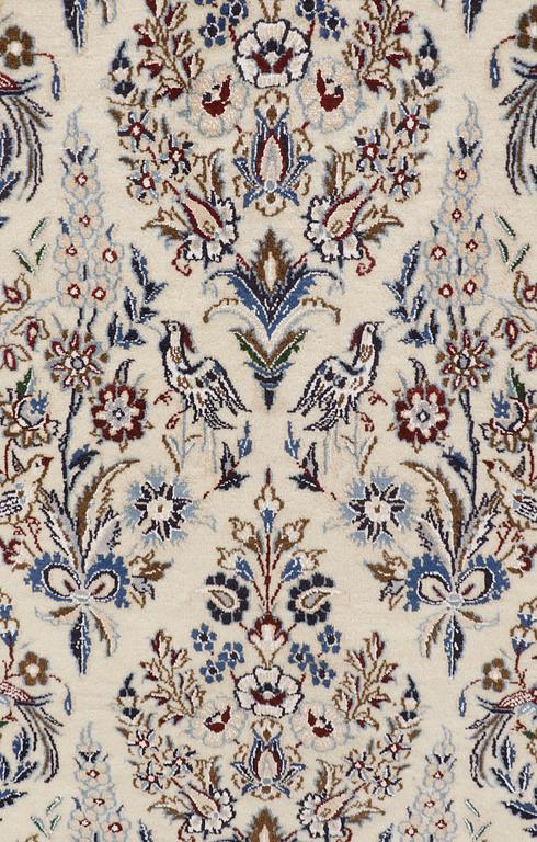 Matta, Figural Nain part silk s.k 9 LAA, ca 230 x 197 cm.