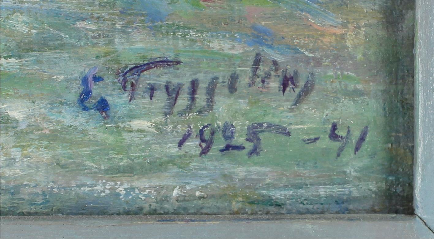 ERIK TRYGGELIN, olja, signerad och daterad 1925-41.