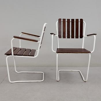 TRÄDGÅRDSGRUPP, 6 delar, 1950-tal.