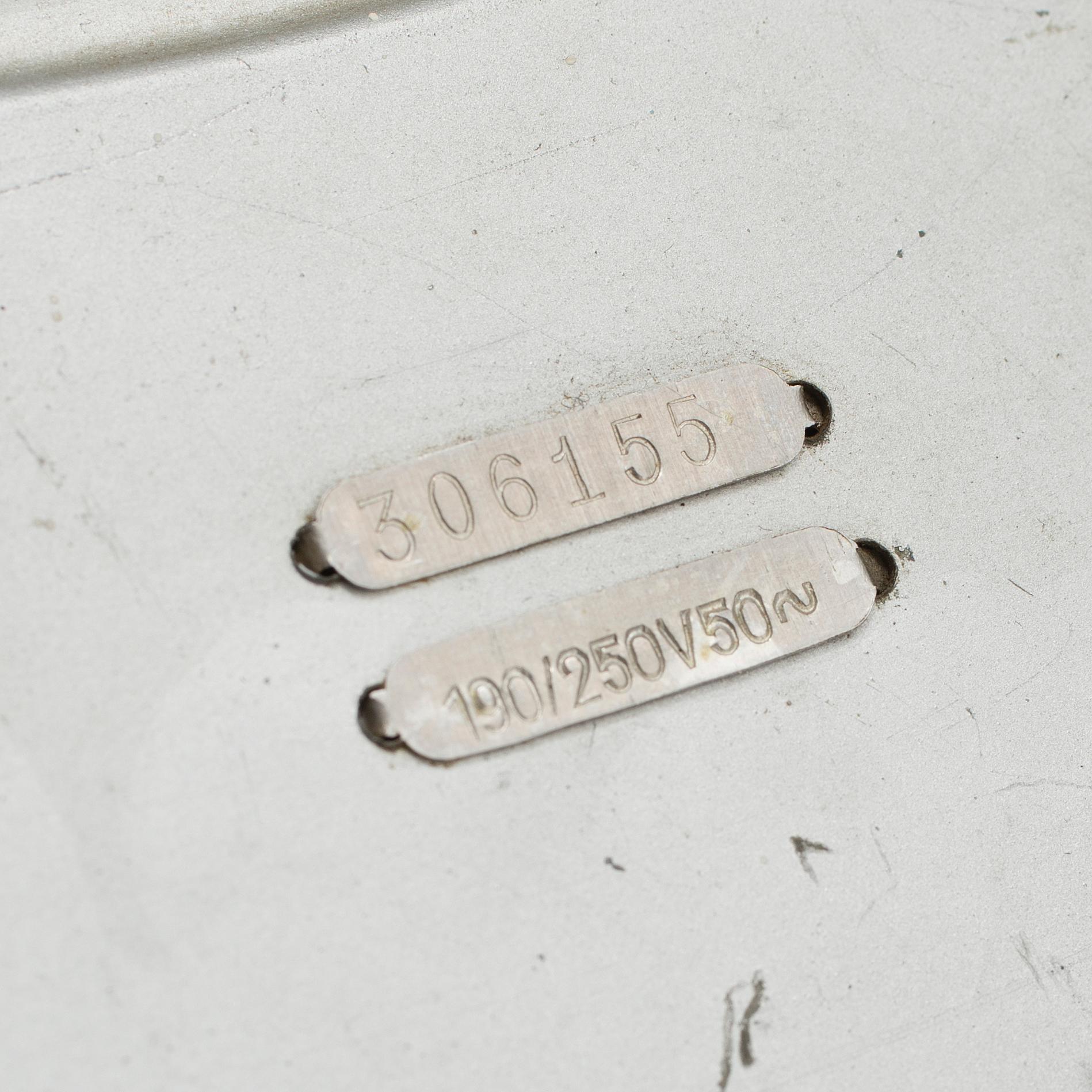 PETER BEHRENS, väggklocka, AEG Electric Supply Clock, Berlin. 1900-tal.