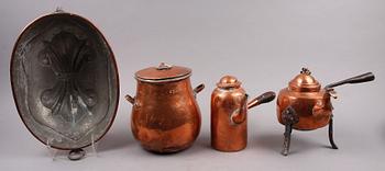 PARTI KOPPAR, 4 delar, 1800-tal.