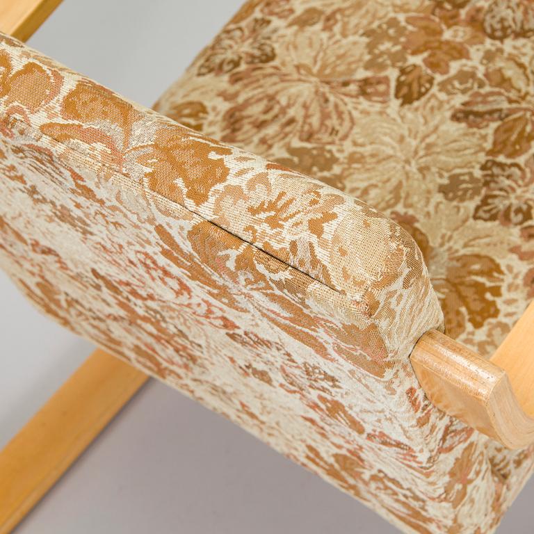 Alvar Aalto, fåtöljer ett par, modell 34 O.Y. Huonekalu- ja Rakennustyötehdas A.B. 1900-talets mitt.