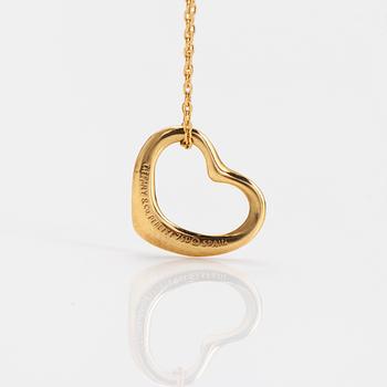 Tiffany & Co, Elsa Peretti, halsband, "Open Heart", 18K guld.