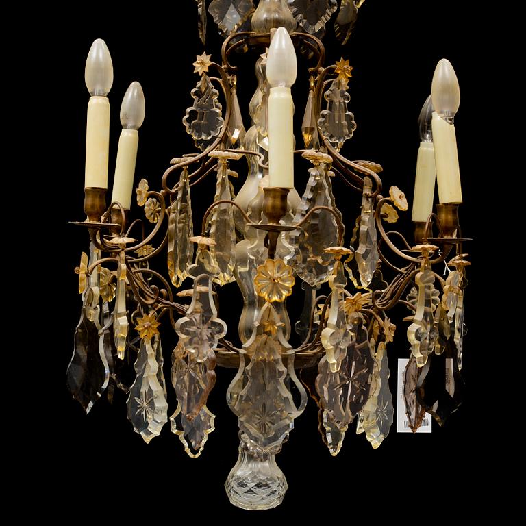 A baroque style ceiling light, first half of the 20th century.