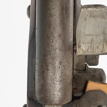 Flintlock rifle, Swedish repair model from the early 19th century.
