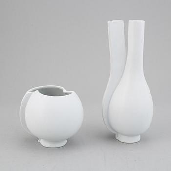 Wilhelm Kåge, two vases, "Surrea", Gustavsberg.