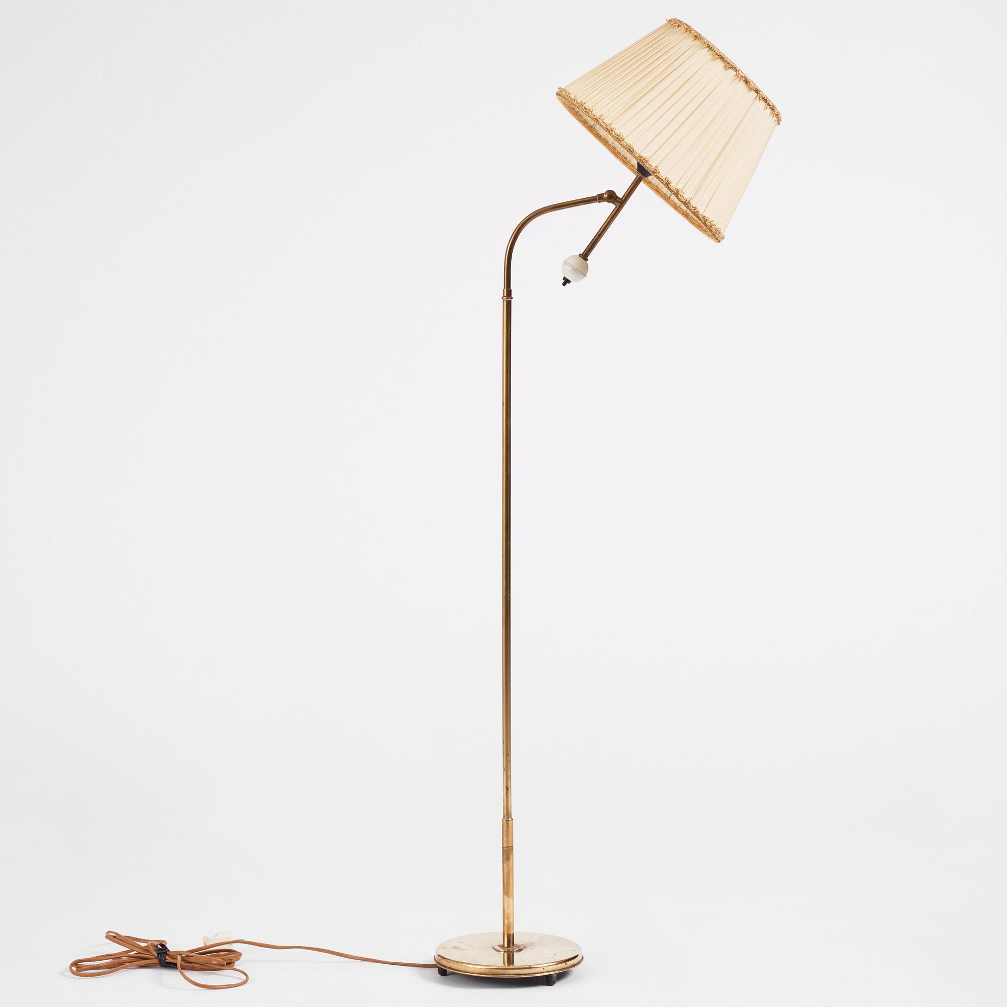 Bertil Brisborg, a floor lamp model "31567", Nordiska Kompaniet, 1940s-50s.